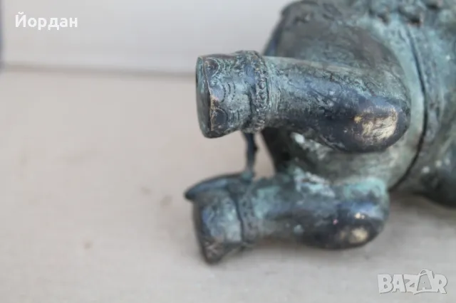 Месингова фигура ''Слон'', снимка 16 - Антикварни и старинни предмети - 47471100