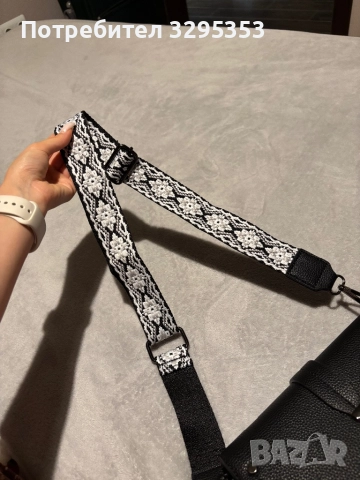 Черна дамска чанта – нова, неизползвана, снимка 4 - Чанти - 51647966