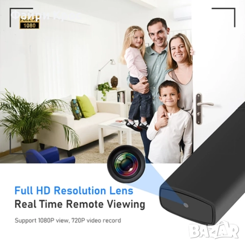 Скрита Мини Камера Електрическа Запалкa WiFi, Full HD Видеонаблюдение Охранителна Шпионаж Таен Запис, снимка 7 - Други - 51678140