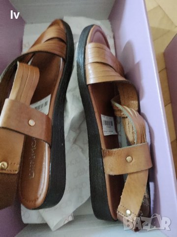 Дамски сандали от естествена кожа DERIMOD , снимка 5 - Сандали - 37258468