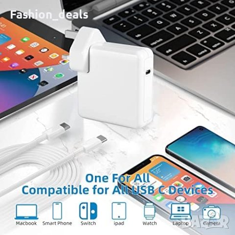Ново бързо зарядно устройство за лаптоп Mac Book Pro Charger-118W USB C , снимка 7 - Друга електроника - 42203167