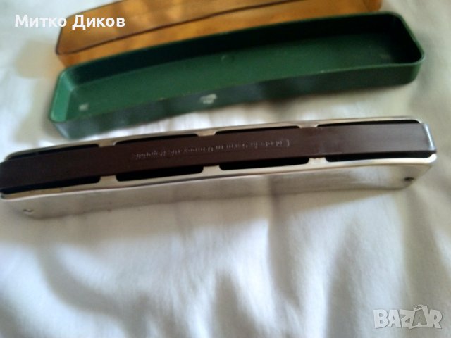 Хармоника Harmonica BANDMASTER SUPER MADE IN GDR ГДР 48 дупки свири перфектно винтидж 1960-70г, снимка 4 - Други - 37055597