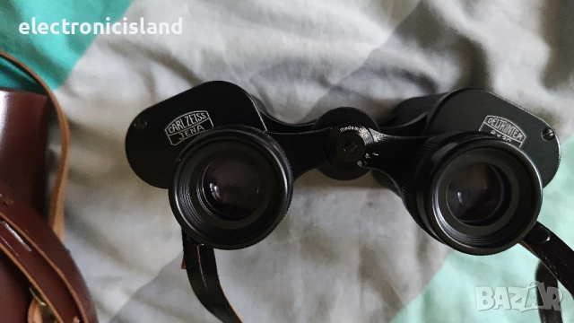 Нов ретро бинокъл Карл Цайс Йена Carl Zeiss Jena Deltrintem 8x30 с кожен калъф, инструкция и кутия, снимка 5 - Други ценни предмети - 51693828