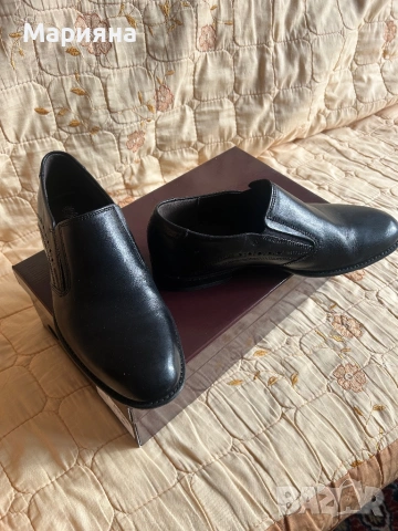 Официален мъжки костюм с обувки, снимка 4 - Костюми - 54278599