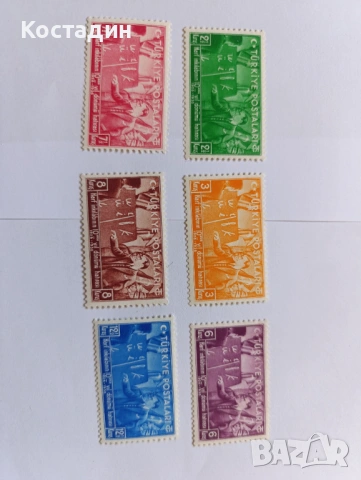 Пощенски марки Турция 1938
