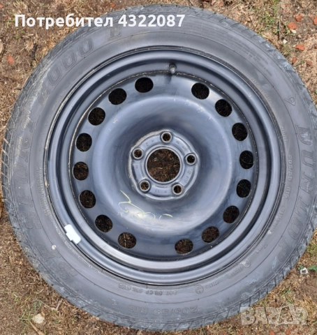 Резервна гума 205/55/16 от Опел Астра Opel Astra H 1.9 CDTI 150 к.с 2004-2010г.