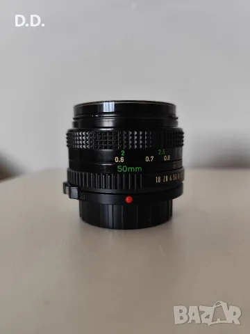 Обективи Canon FD - 50mm F1.8 / 28mm F2.8 / 200mm F3.3, снимка 5 - Обективи и филтри - 55802258