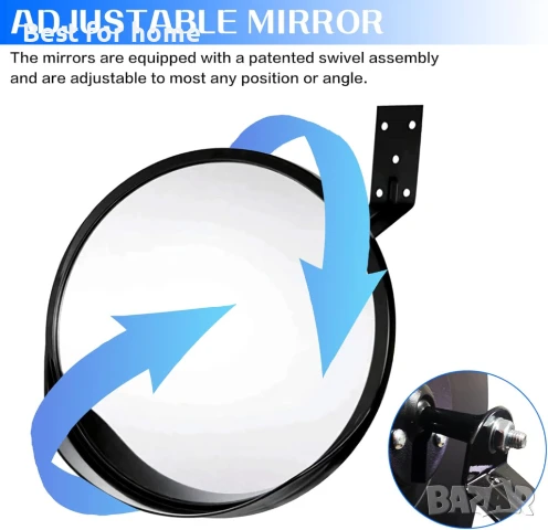 Панорамно огледало за движение Minvchao, снимка 6 - Друго търговско оборудване - 51167317