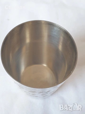 Сребърна чашка, снимка 3 - Антикварни и старинни предмети - 54267913