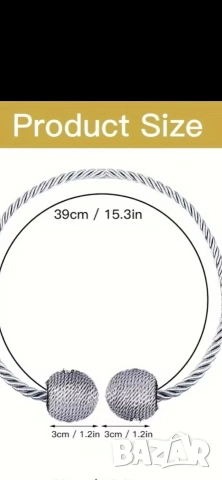 магнитни връзки за завеси, снимка 5 - Пердета и завеси - 53906074