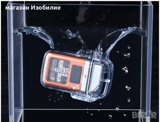 Елегантна прозрачна ветроустойчива запалка с LED светлинки, снимка 9 - Други - 52316474