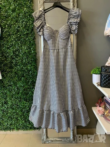 карирани рокли 