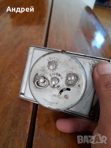 Стар часовник,будилник Пионер #2, снимка 5 - Други ценни предмети - 34135487