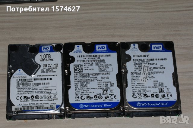 Хард дискове Western Digital 1Tb / Seagate / Toshiba - SATA HDD