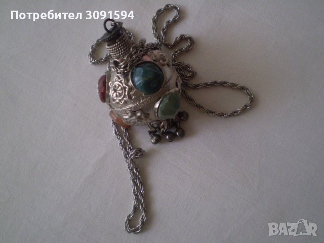 колекционерско шишенце за парфюм инкрустирано , снимка 7 - Антикварни и старинни предмети - 37124108