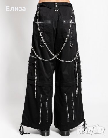 Обновена обява!!! НОВИ с етикети уникален сайбър пънк готик панталони Tripp NYC  XXL, XXXL, снимка 4 - Панталони - 31218338