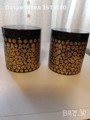 Комплект от 2 бр. буркани за подправки 500 мл ръчно декорирани, снимка 4 - Буркани, бутилки и капачки - 53949131