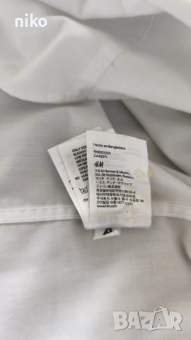 2 бр. мъжки ризи H&M, размер L, снимка 7 - Ризи - 54092577