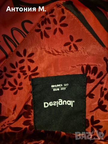 Зимно яке за момиче Desigual, снимка 4 - Детски якета и елеци - 51917286