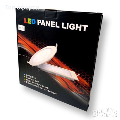 LED кръгла лампа за външно или вътрешно осветление 24W, снимка 1 - Лед осветление - 44465072