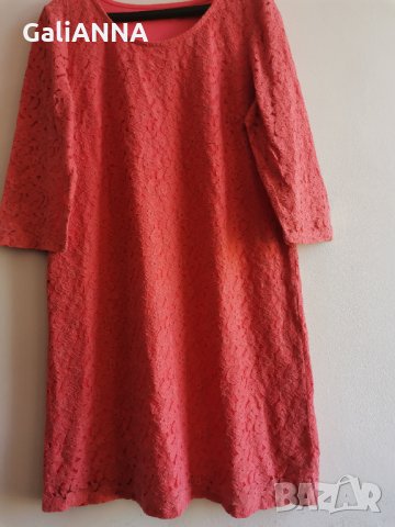 ЕЛЕГАНТНА ДАНТЕЛЕНА РОКЛЯ XL