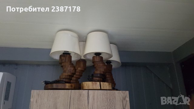 Декоративни лампи от масив ( Промо 50 лв.), снимка 4 - Настолни лампи - 32829889