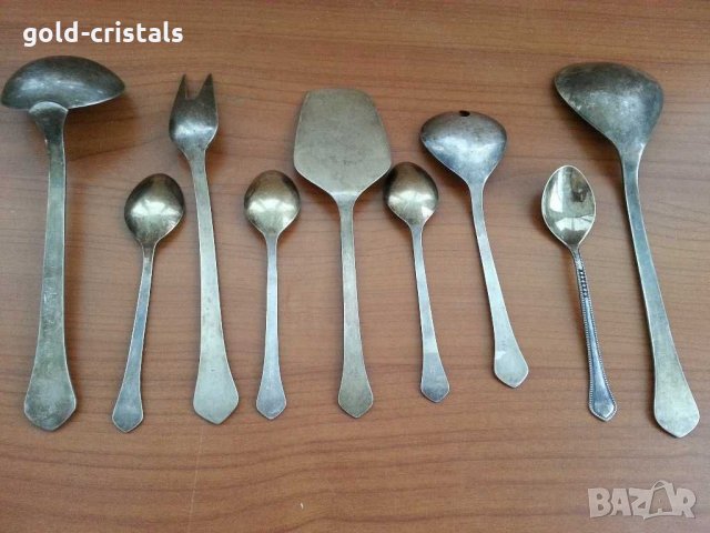 Стари руски прибори за сервиране мнц, снимка 12 - Антикварни и старинни предмети - 29224257