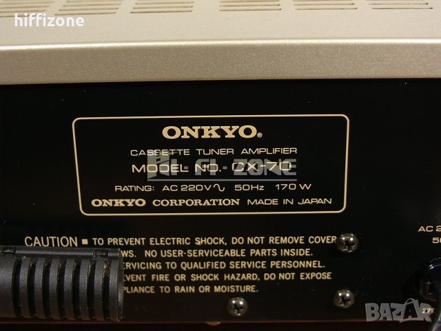  Onkyo cx-70   РЕСИВЪР, снимка 10 - Ресийвъри, усилватели, смесителни пултове - 44414908