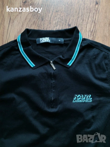 karl lagerfeld - страхотна мъжка тениска КАТО НОВА М, снимка 2 - Тениски - 54189556