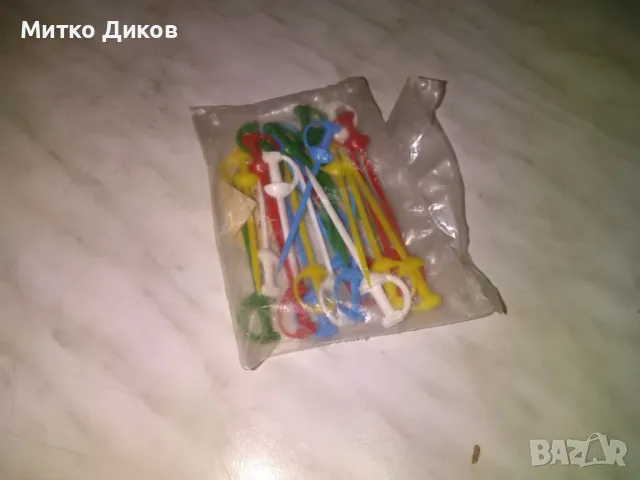 Саби пластмасови 7см 25 броя нови за коктейли-хапки шейкове и други, снимка 2 - Аксесоари за кухня - 49796707