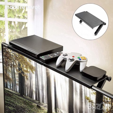 Органайзер за телевизор и монитор Screen Top Shelf, снимка 4 - Стойки, 3D очила, аксесоари - 37498473