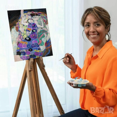 Рисуване по номера с Ravensburger: Klimt, The Virgin 🖼, снимка 3 - Рисуване и оцветяване - 52845213