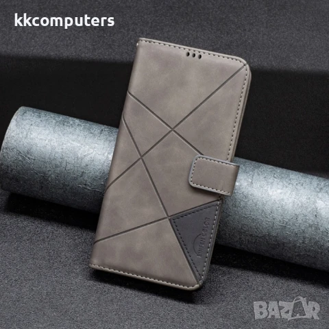 HMD Pulse PRO / Pulse / Pulse+ Rhombus Texture Magnetic Wallet Кожен Калъф и Протектор, снимка 5 - Калъфи, кейсове - 51418880