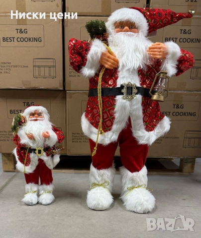 Внеси коледно вълшебство у дома – фигура на Дядо Коледа, която създава празнично настроение за секун, снимка 7 - Декорация за дома - 52454049