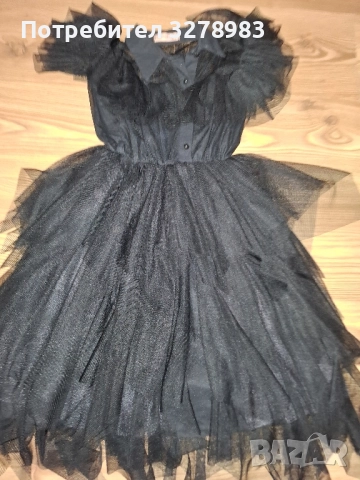 Рокля Уенсдей Адамс, снимка 2 - Детски рокли и поли - 52514683