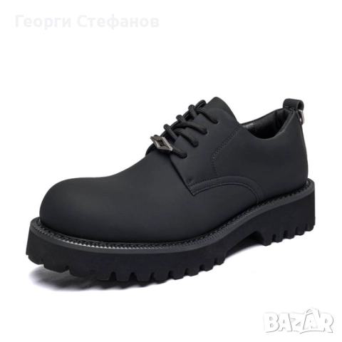 Продавам нови черни мъжки обувки 47 номер