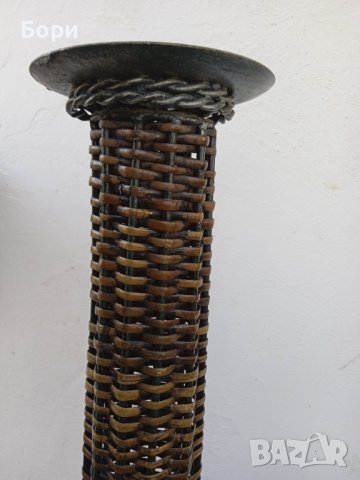 Голям метален свещник, снимка 6 - Други - 39978485