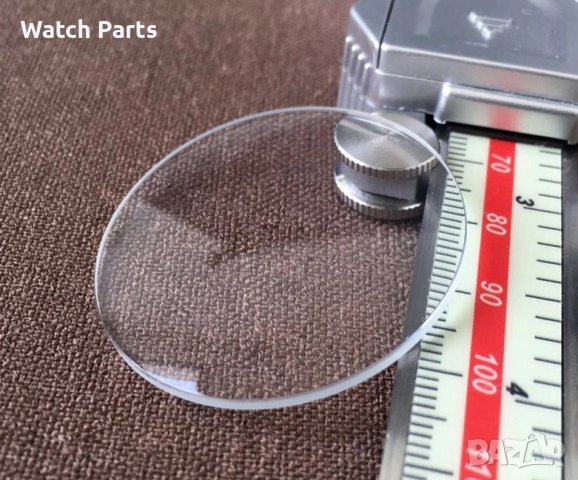 Минерално стъкло за часовник с един купол с дебелина 1,5 мм /2,0 мм от 30 мм до 39,5 мм диаметър, снимка 4 - Други - 37166596