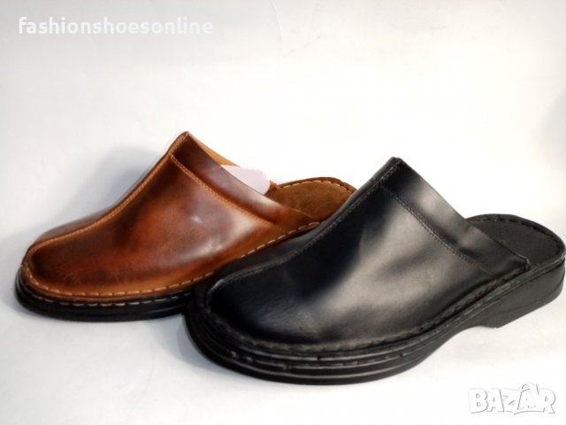 Мъжко сабо Кристиян.Българско пройзводство, ест кожа. , снимка 13 - Мъжки чехли - 40036559