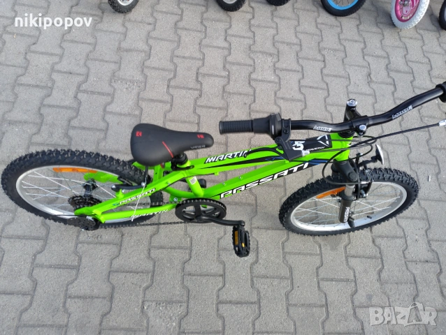 BG Алуминиев велосипед 20" MARTY зелен, снимка 7 - Велосипеди - 54334569