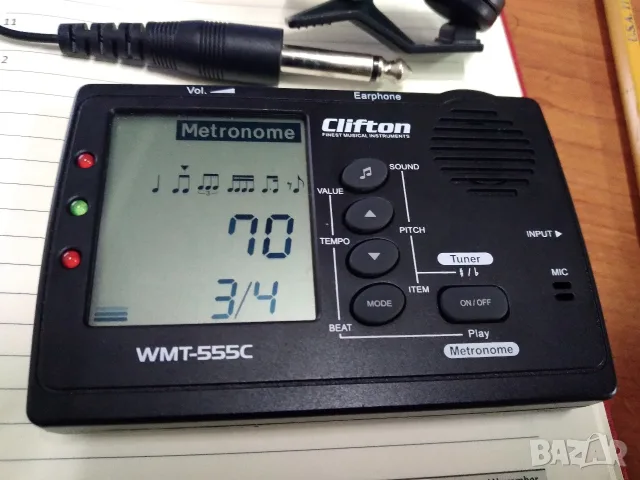 Тунер - метроном Clifton WMT-555C, снимка 2 - Други - 56458452