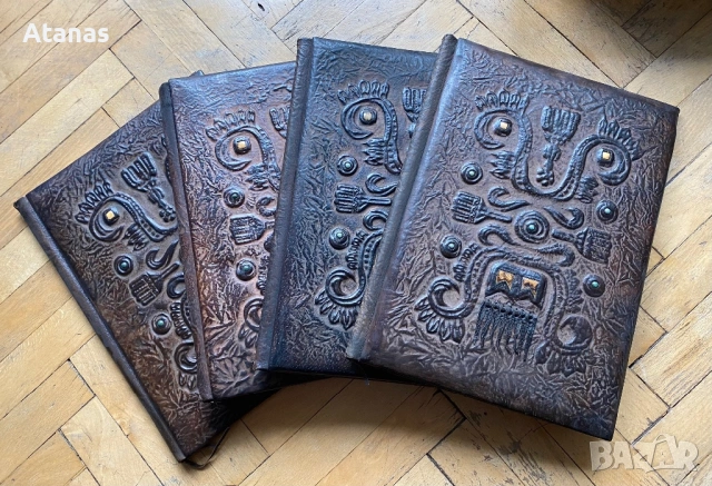 Лот кожени папки от соца, снимка 2 - Антикварни и старинни предмети - 54267280