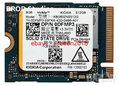 SSD 512GB Kioxia NVMe M.2 2230 KEG60ZNS512G EG6 Твърд диск