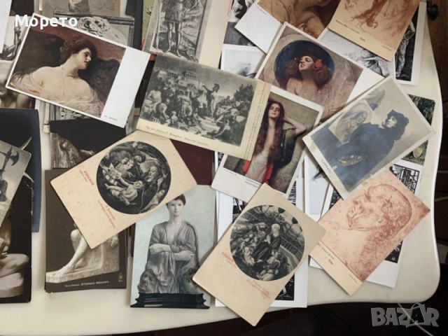 73бр.много стари картички на тема изкуство-Отлично състояние, снимка 7 - Филателия - 51548653