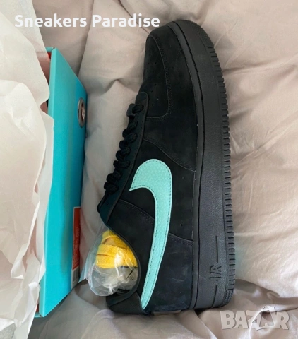 Nike Air Force 1 Tiffany & Co маратонки сникърси, снимка 3 - Маратонки - 53977240