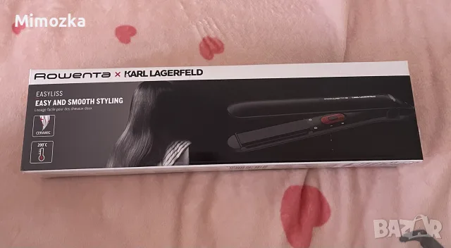 Преса за коса Rowenta x Karl Lagerfeld EASYLISS SF161LFO!