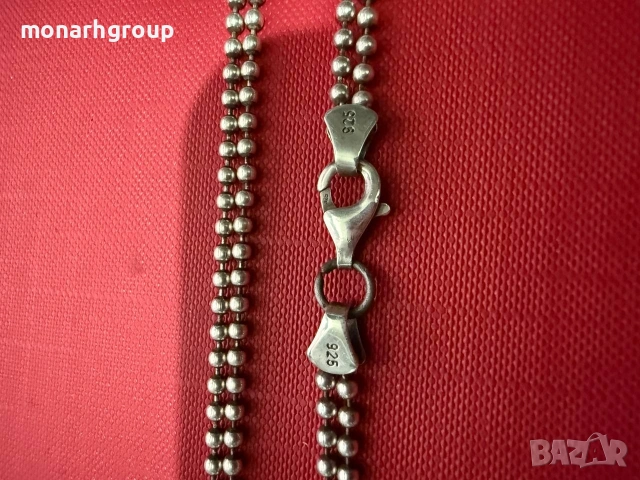 Сребърен ланец /925/, снимка 2 - Колиета, медальони, синджири - 53079657