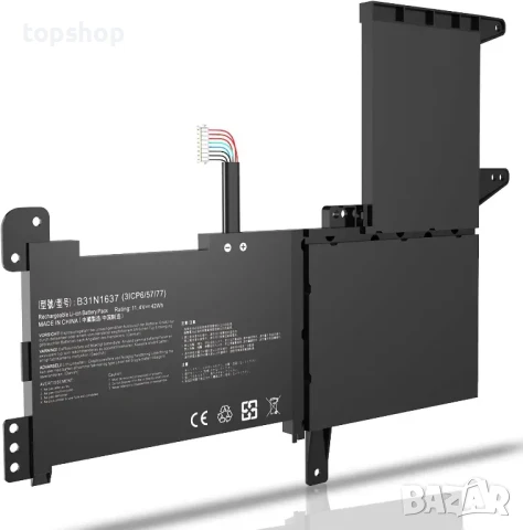 BRTONG B31N1637 C31N1637 Батерия за лаптоп ASUS, снимка 2 - Батерии за лаптопи - 50501206