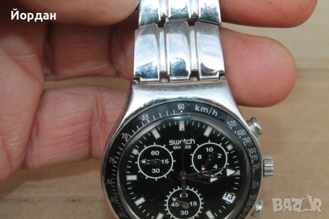 Мъжки часовник ''Swatch'' хронограф, снимка 3 - Мъжки - 54150015