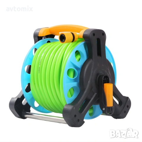 Маркуч с макара и пистолет 20 метра, снимка 4 - Аксесоари и консумативи - 54350211